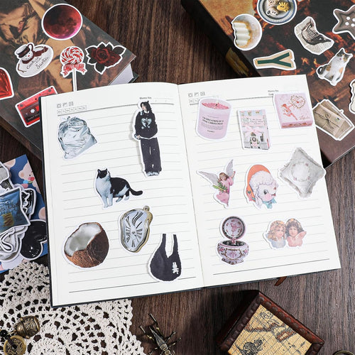 480 Pcs Vintage Aesthetic Stickers for Scrapbooks, Waterproof Stickers for Laptops, Water Bottles, DIY Crafts, Vintage Junk Journal Stickers Perfect for Teens Adults