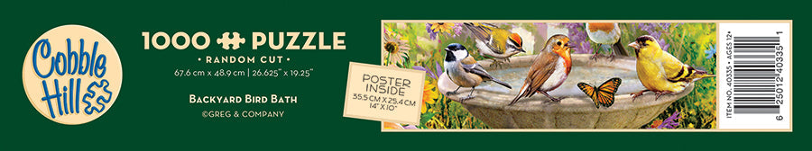 Backyard Bird Bath | 1000 Piece