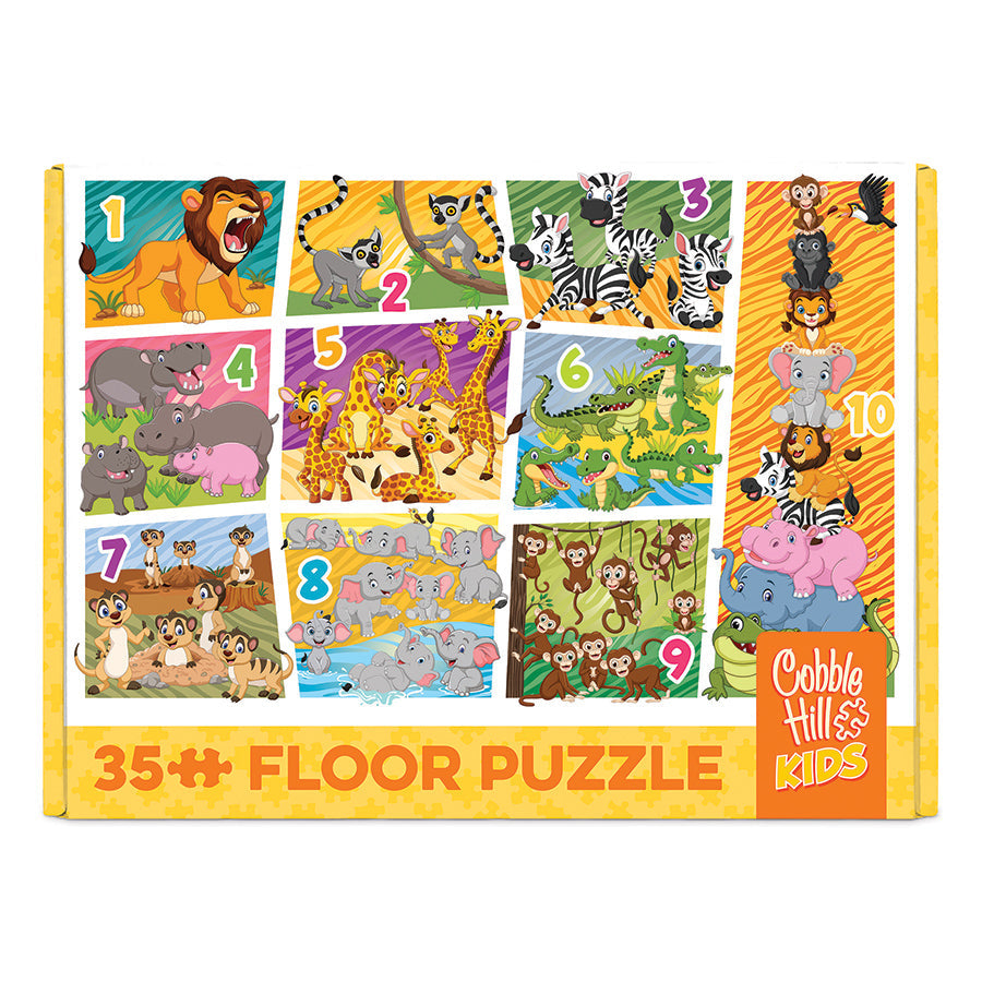 Animal Count | Floor Puzzle 35pc