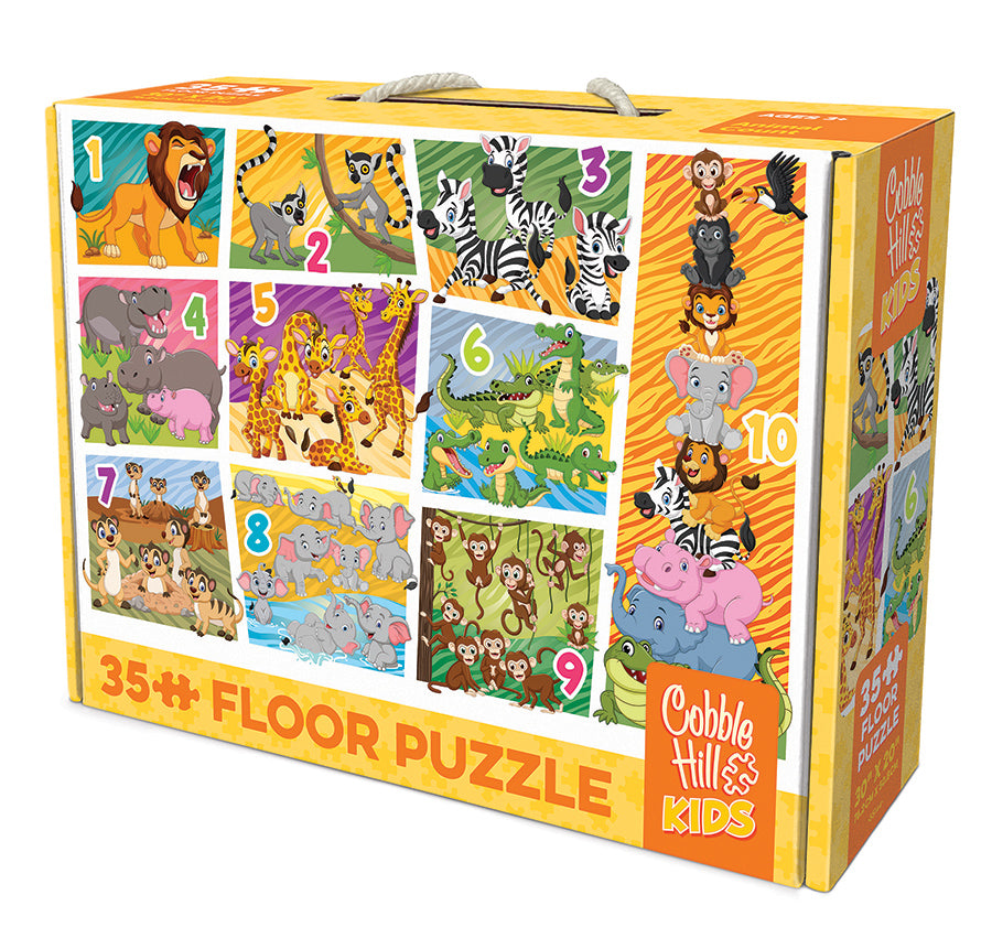 Animal Count | Floor Puzzle 35pc