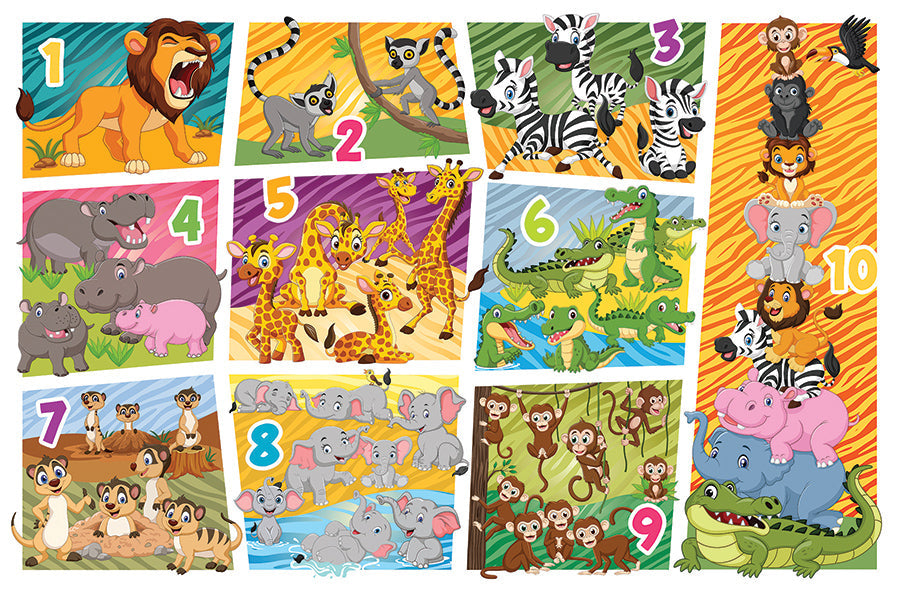 Animal Count | Floor Puzzle 35pc
