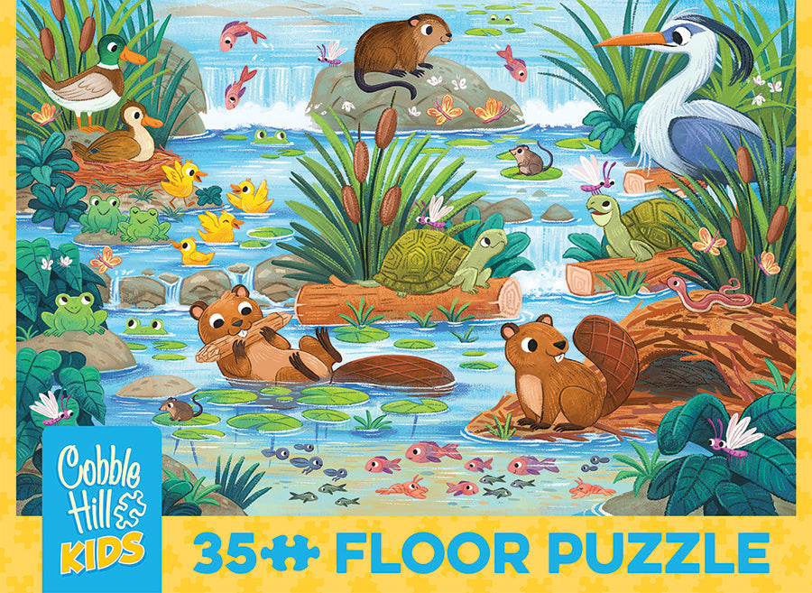 Beaver and Friends | Floor Puzzle 35pc
