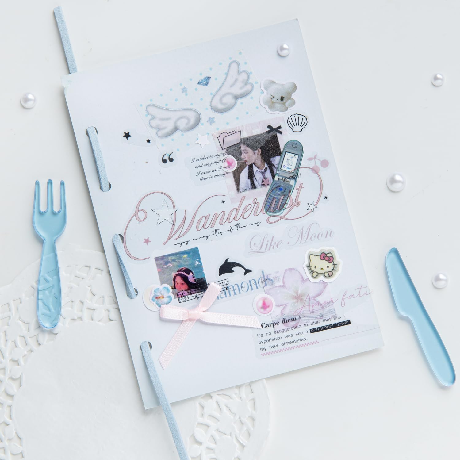 6 Rolls of PET Tape Stickers for Journaling Supplies, Paths Themed Decorative Journal Stickers for Scrapbooking,Planer (Garden Paths)