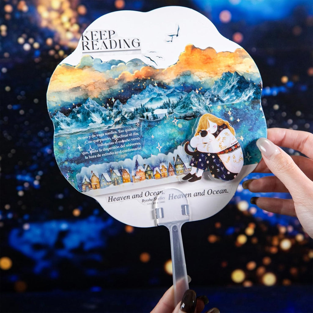 6 Rolls of PET Tape Stickers for Journaling Supplies, Paths Themed Decorative Journal Stickers for Scrapbooking,Planer (Garden Paths)