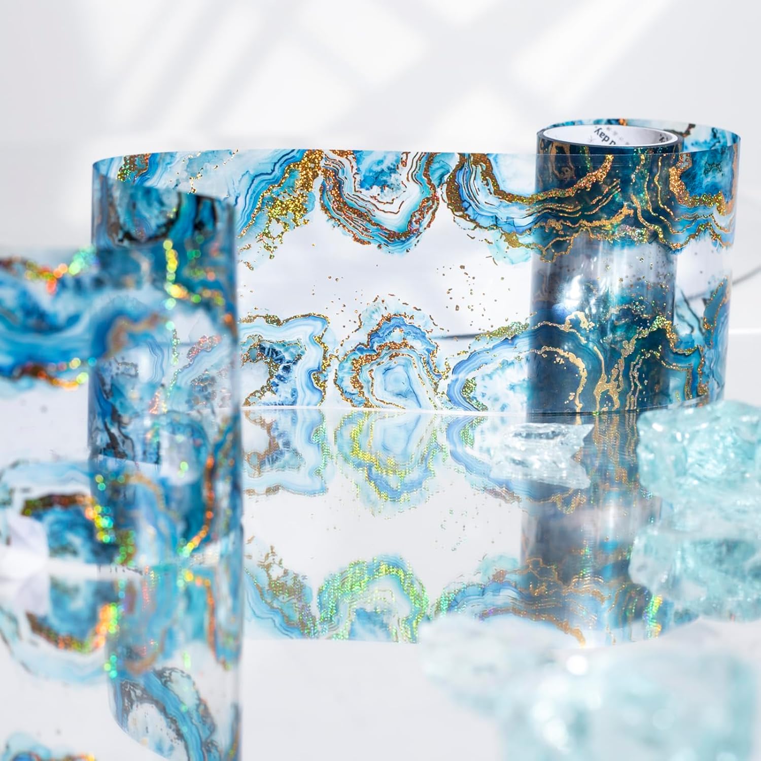 6 Rolls of PET Tape Stickers for Journaling Supplies, Paths Themed Decorative Journal Stickers for Scrapbooking,Planer (Garden Paths)