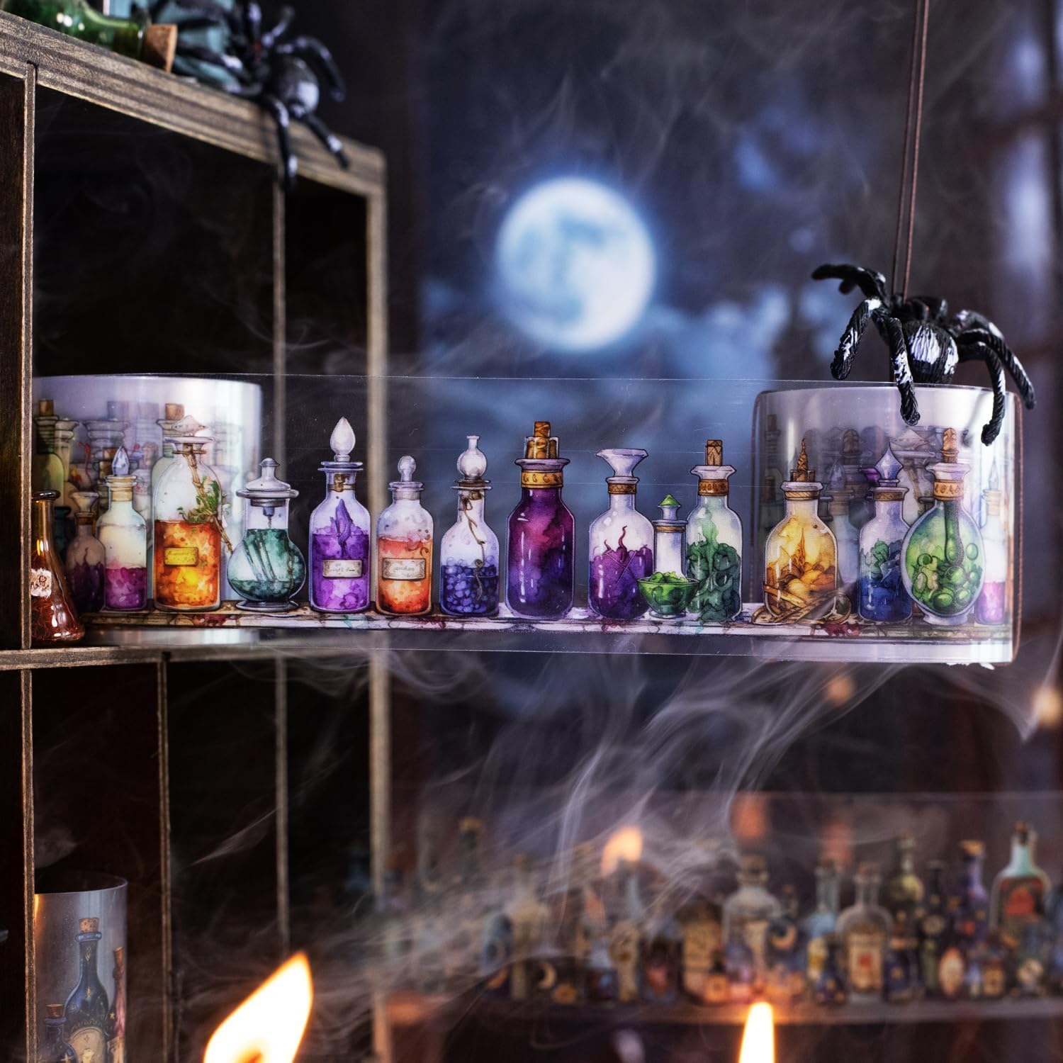 6 Rolls of PET Tape Stickers for Journaling Supplies, Paths Themed Decorative Journal Stickers for Scrapbooking,Planer (Garden Paths)