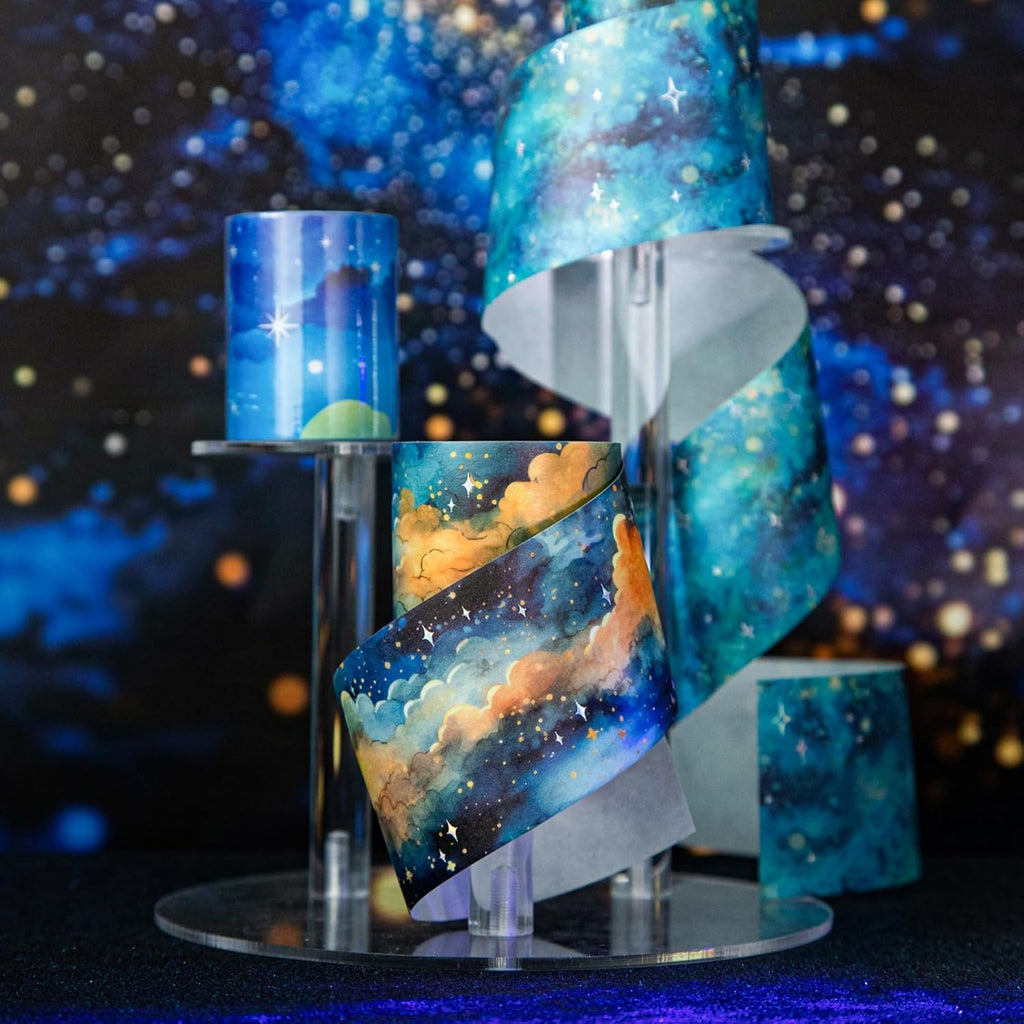 6 Rolls of PET Tape Stickers for Journaling Supplies, Paths Themed Decorative Journal Stickers for Scrapbooking,Planer (Garden Paths)