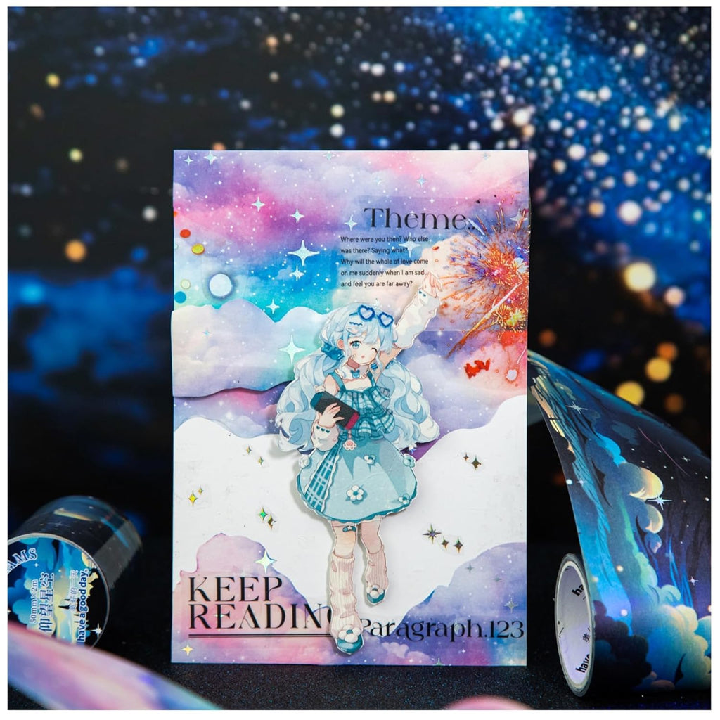 6 Rolls of PET Tape Stickers for Journaling Supplies, Paths Themed Decorative Journal Stickers for Scrapbooking,Planer (Garden Paths)