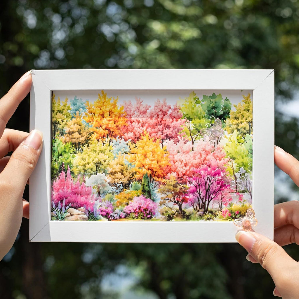 6 Rolls of PET Tape Stickers for Journaling Supplies, Paths Themed Decorative Journal Stickers for Scrapbooking,Planer (Garden Paths)