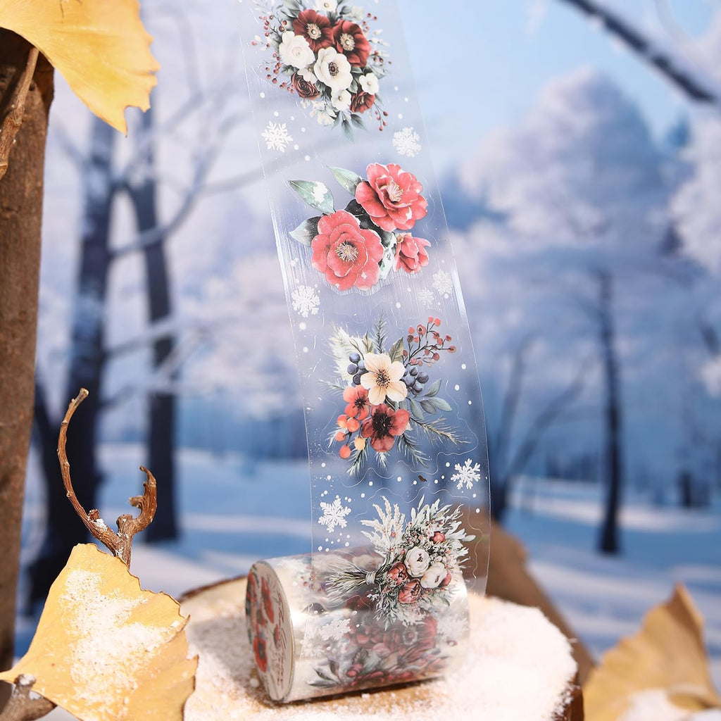 6 Rolls of PET Tape Stickers for Journaling Supplies, Paths Themed Decorative Journal Stickers for Scrapbooking,Planer (Garden Paths)