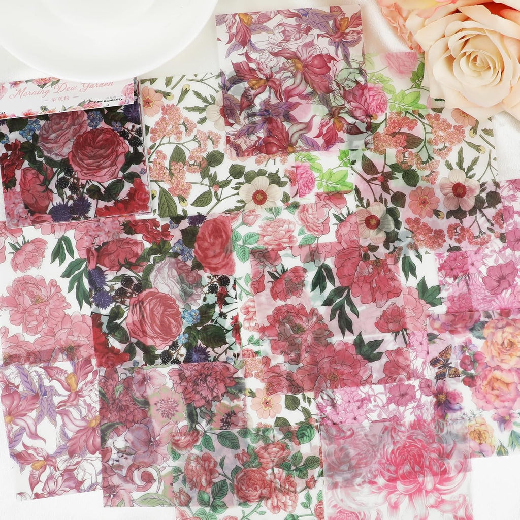 60 Sheets Lace Edged Scrapbook Stationery Paper Assorted Set, 4.9 x 6.9 inch Retro Mixed Lace Edged Paper, 6 Different Styles of Scrapbooking Paper for Letters, Junk Journal Supplies Collage