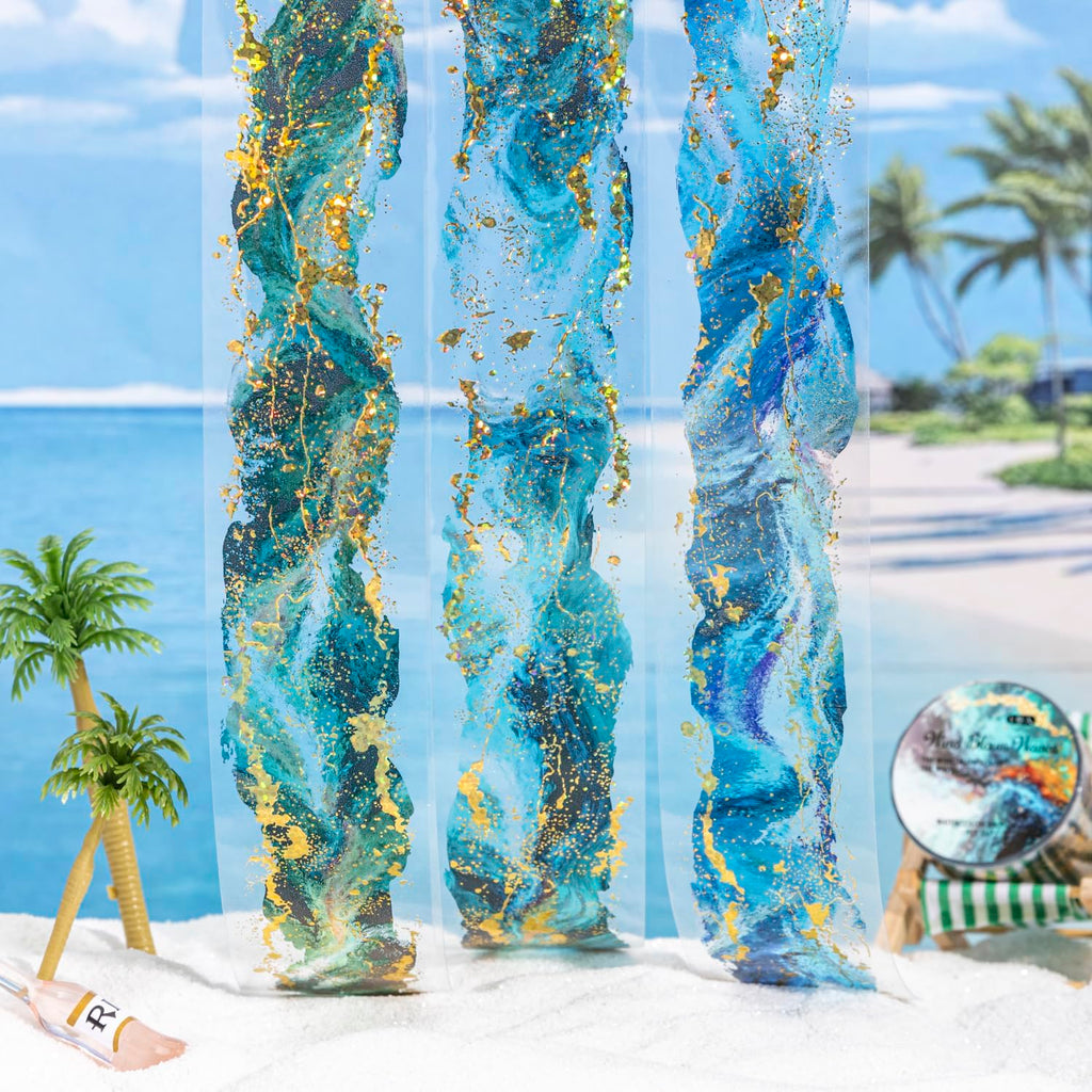 6 Rolls of PET Tape Stickers for Journaling Supplies, Paths Themed Decorative Journal Stickers for Scrapbooking,Planer (Garden Paths)