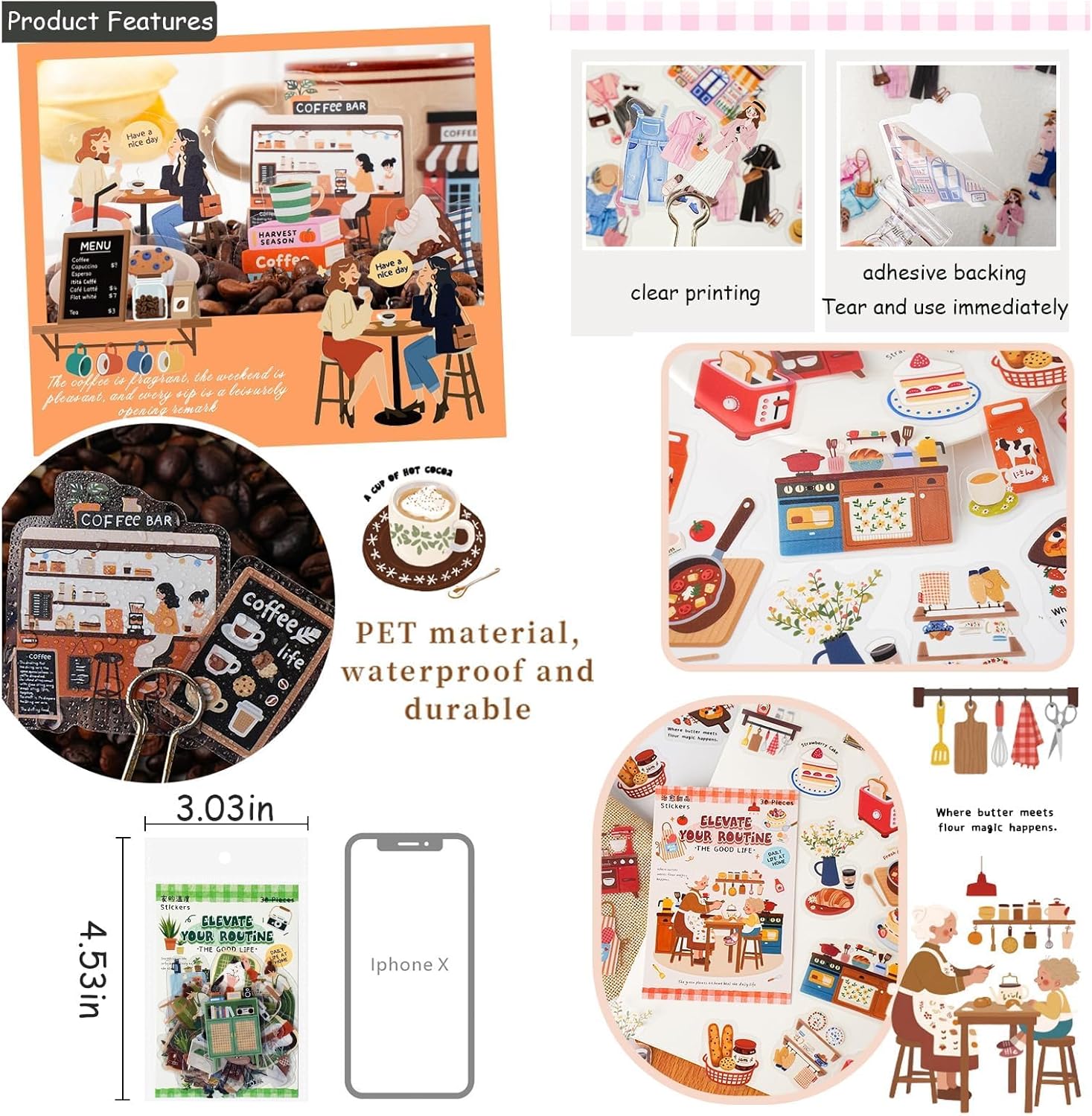 Scrapbook Stickers for Journaling Supplies,120PCS Label Themed Journal Stickers for Scrapbooking Supplies, Junk Journal Supplies,Laptops(Label)