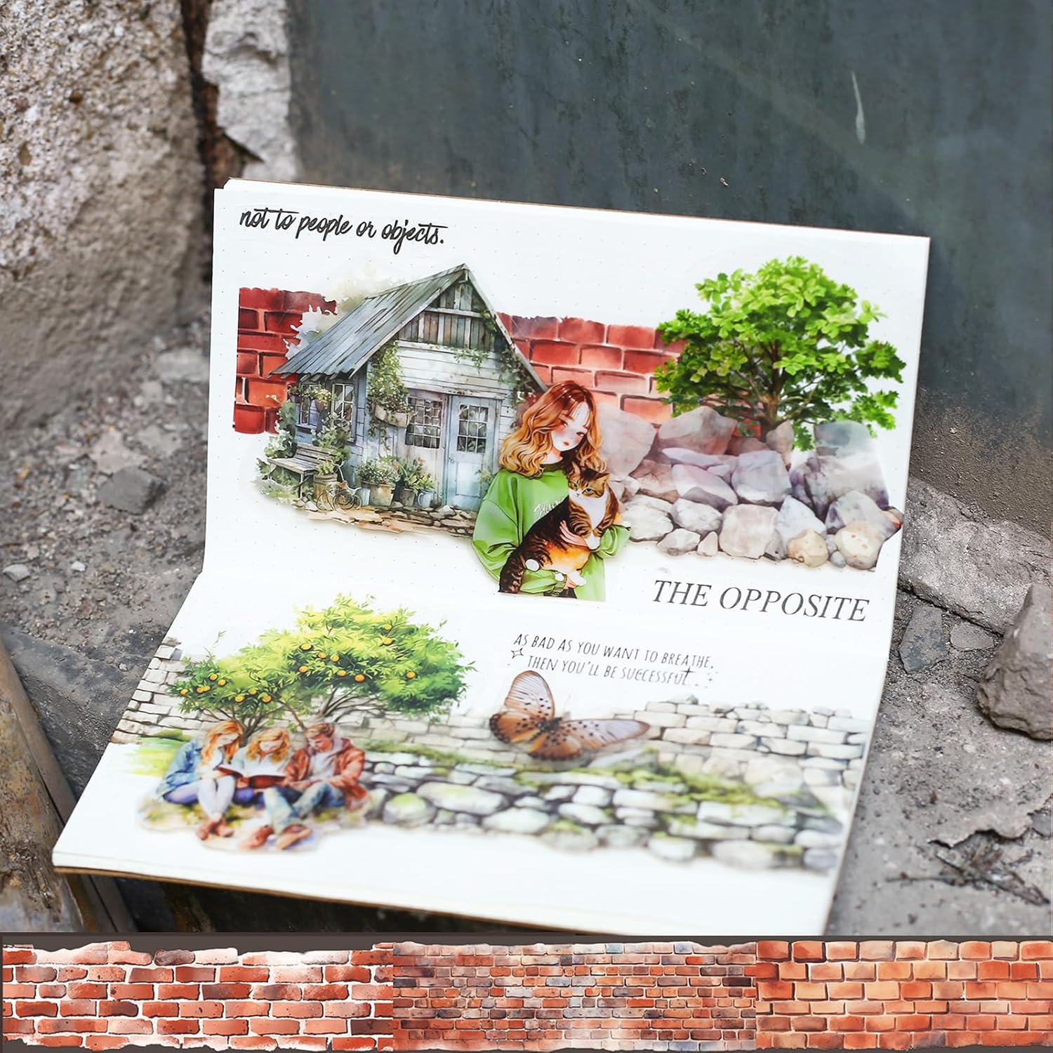 6Rolls Floral Washi Tape Set PET 40mm Wide Washi Sticker for Junk Journaling Stickers Flower Scrapbook Stickers Vintage Washi Tapes Scrapbooking Supplies Decorative Tape for Crafts, 6.6ft Long