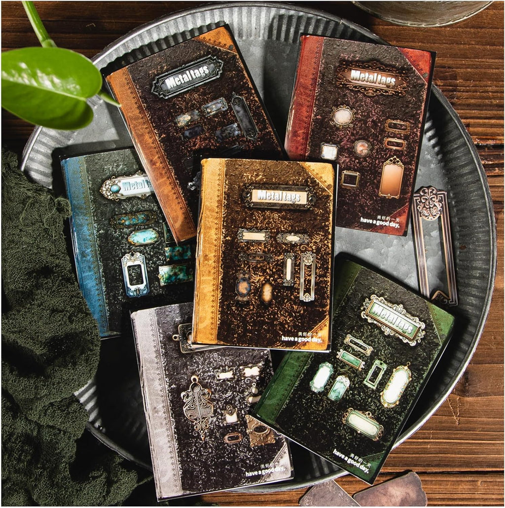 Scrapbook Stickers for Journaling Supplies,120PCS Label Themed Journal Stickers for Scrapbooking Supplies, Junk Journal Supplies,Laptops(Label)