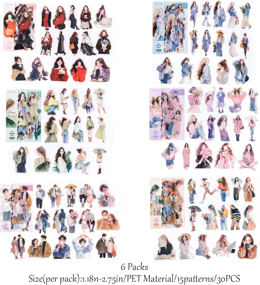 Scrapbook Stickers for Journaling Supplies,120PCS Label Themed Journal Stickers for Scrapbooking Supplies, Junk Journal Supplies,Laptops(Label)