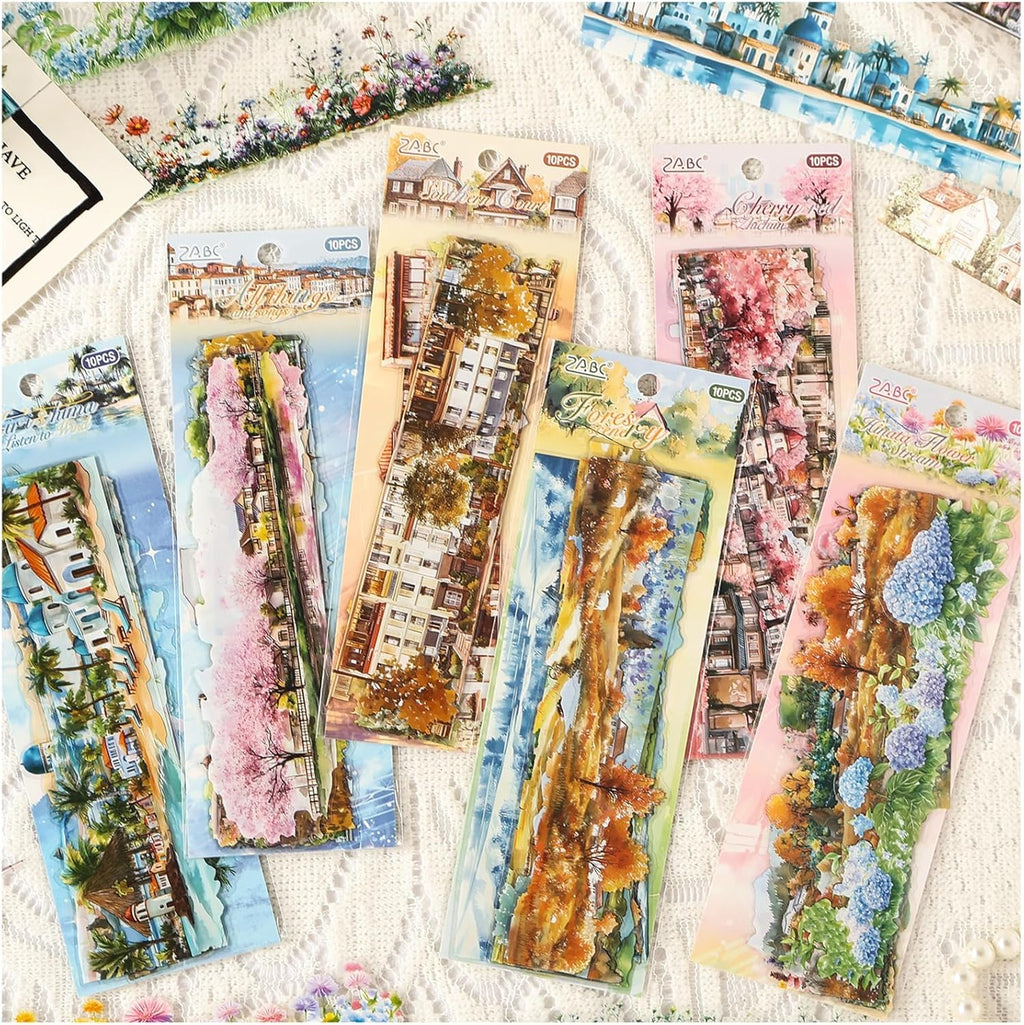 Scrapbook Stickers for Journaling Supplies,120PCS Label Themed Journal Stickers for Scrapbooking Supplies, Junk Journal Supplies,Laptops(Label)