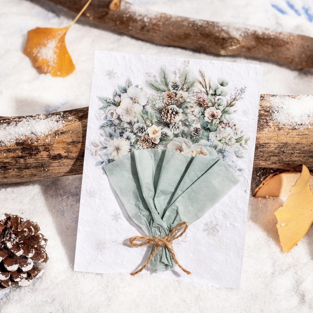 6 Rolls of PET Tape Stickers for Journaling Supplies, Paths Themed Decorative Journal Stickers for Scrapbooking,Planer (Garden Paths)